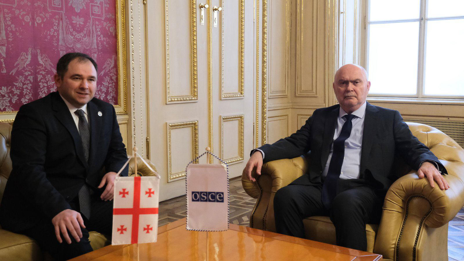 Nikoloz Samkharadze meets with OSCE Secretary General