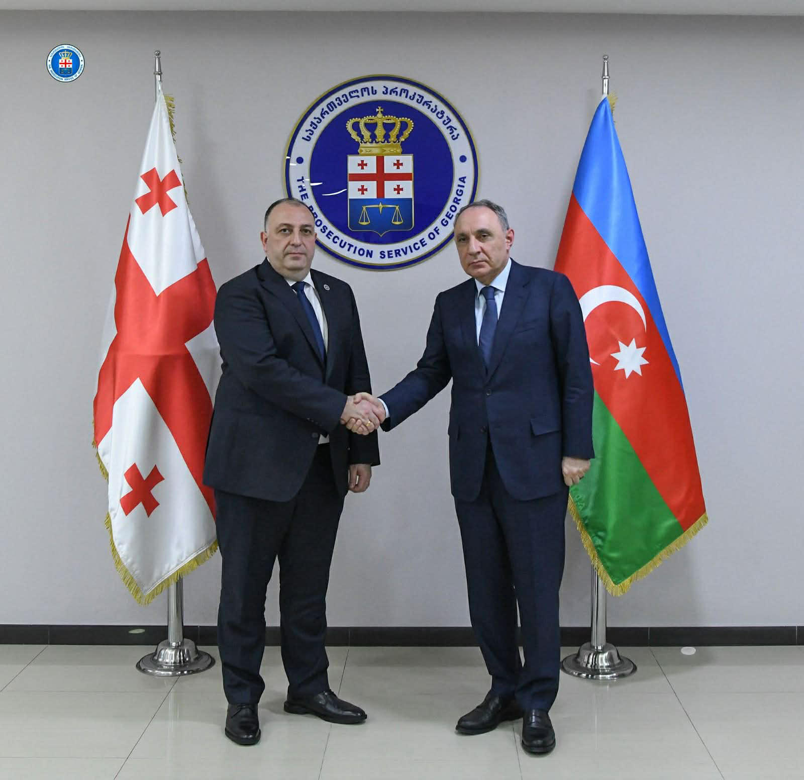 საქართველოს გენერალური პროკურორი აზერბაიჯანის გენერალურ პროკურორს შეხვდა
