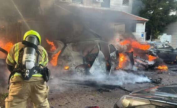 მედია - ცენტრალურ ისრაელში ირანის მიერ გაშვებული ბალისტიკური რაკეტის ნამსხვრევები ჩამოვარდა