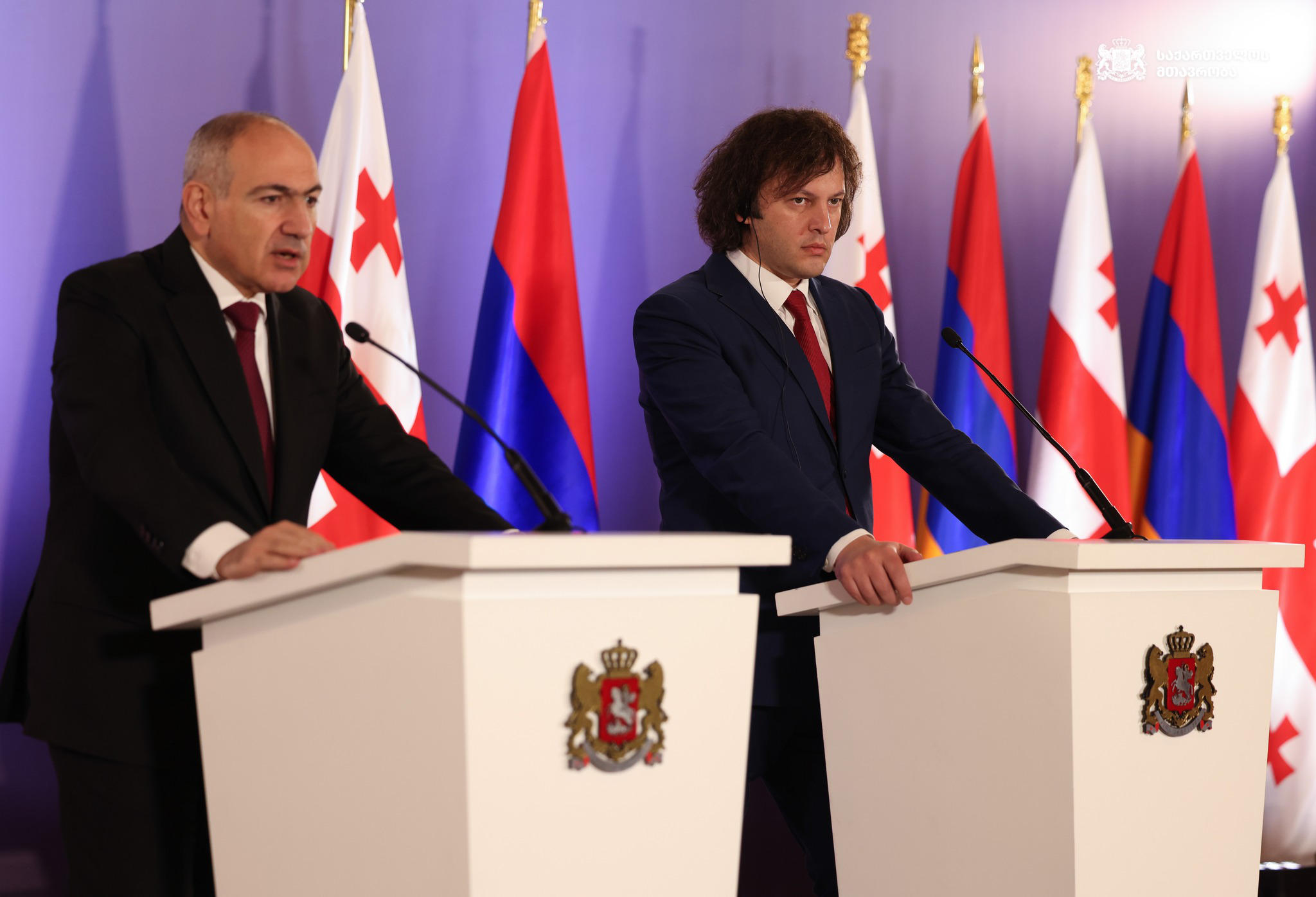 ნიკოლ ფაშინიანი - დღეს სომხეთი და აზერბაიჯანი აყალიბებენ ეკონომიკურ ურთიერთობებს და კავშირებს საქართველოს დახმარებით და ხელშეწყობით, ეს ნამდვილად შესაქები ამბავია და მადლობას გიხდით ამ ფასეული წვლილისთვის