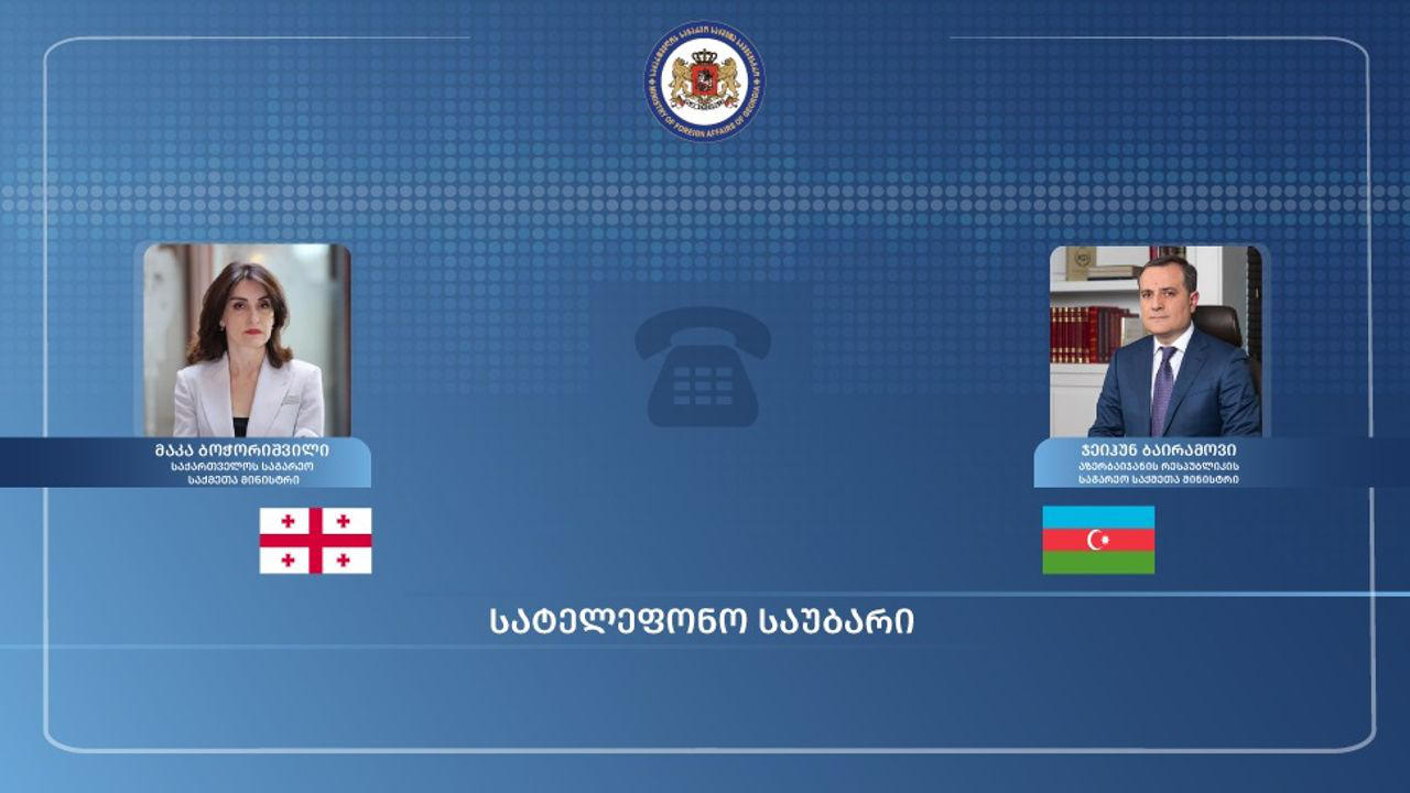 მაკა ბოჭორიშვილი აზერბაიჯანელ კოლეგას ტელეფონით ესაუბრა და ნახიჩევანში დრონებით განხორციელებულ შეტევასთან დაკავშირებით "ღრმა შეშფოთება" გამოხატა