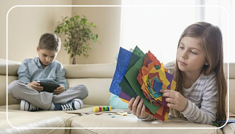 ეკრანის ალტერნატივა - 5 კრეატიული აქტივობა, რომელიც ბავშვს სმარტფონს დაავიწყებს