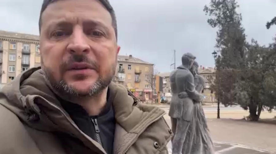 ვოლოდიმირ ზელენსკი - რუსები დონეცკის ოლქში შეტევას გაზაფხულისთვის გეგმავენ