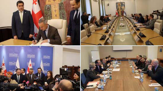 ეუთო-ს საპარლამენტო ასამბლეა ქართველ პოლიტიკურ აქტორებთან შეხვედრების შესახებ ინფორმაციას ავრცელებს