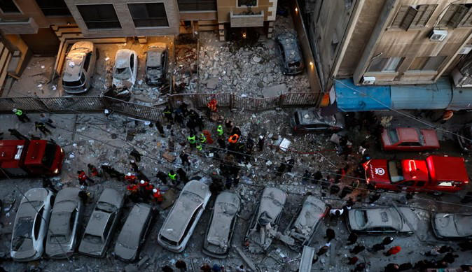 The Guardian - ისრაელმა ცენტრალურ ბეირუთს დაარტყა