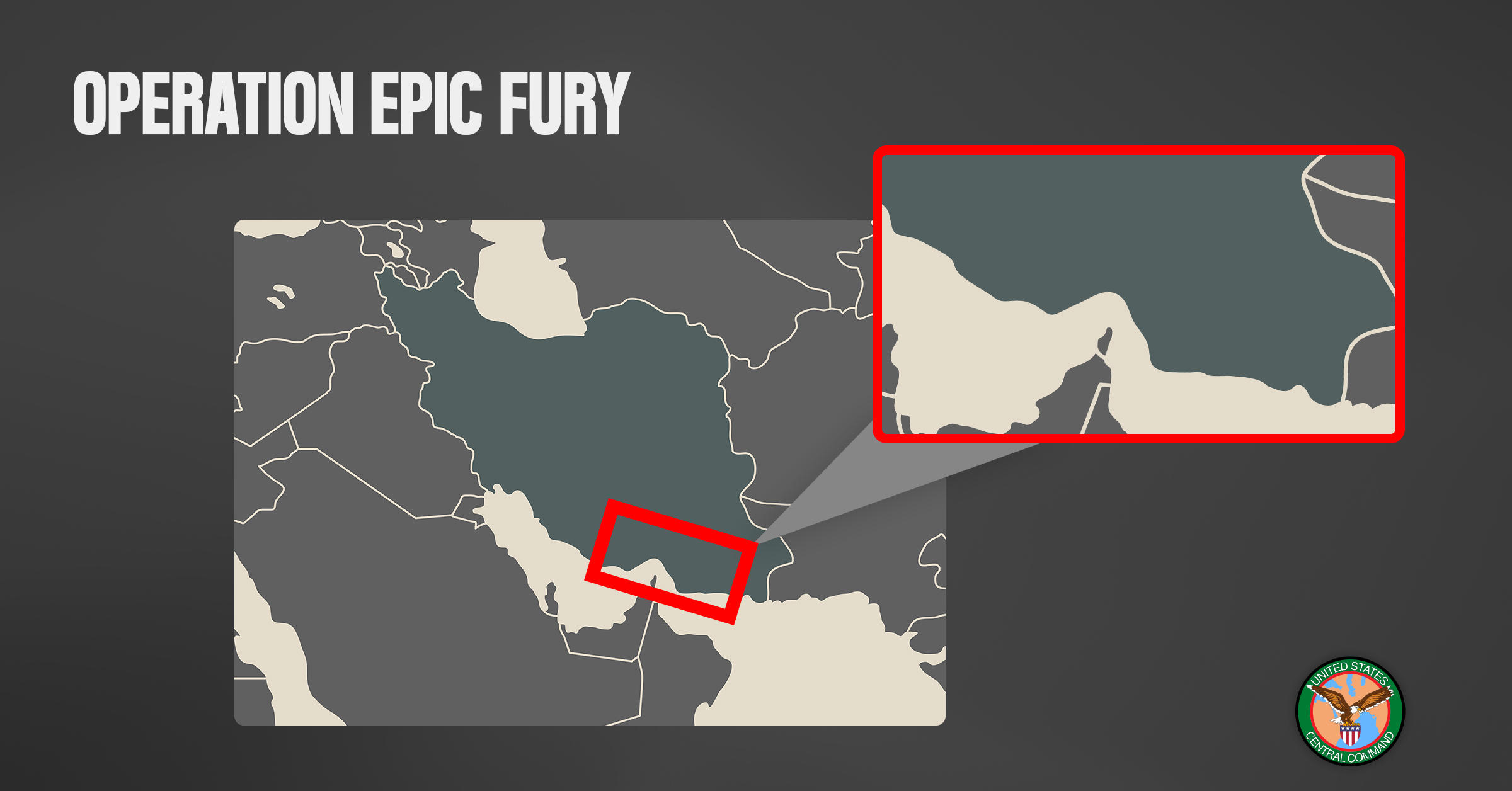 აშშ-ის ცენტრალური სარდლობა - აშშ-მა ჰორმუზის სრუტის მახლობლად ირანის მიწისქვეშა სარაკეტო ობიექტები დაბომბა