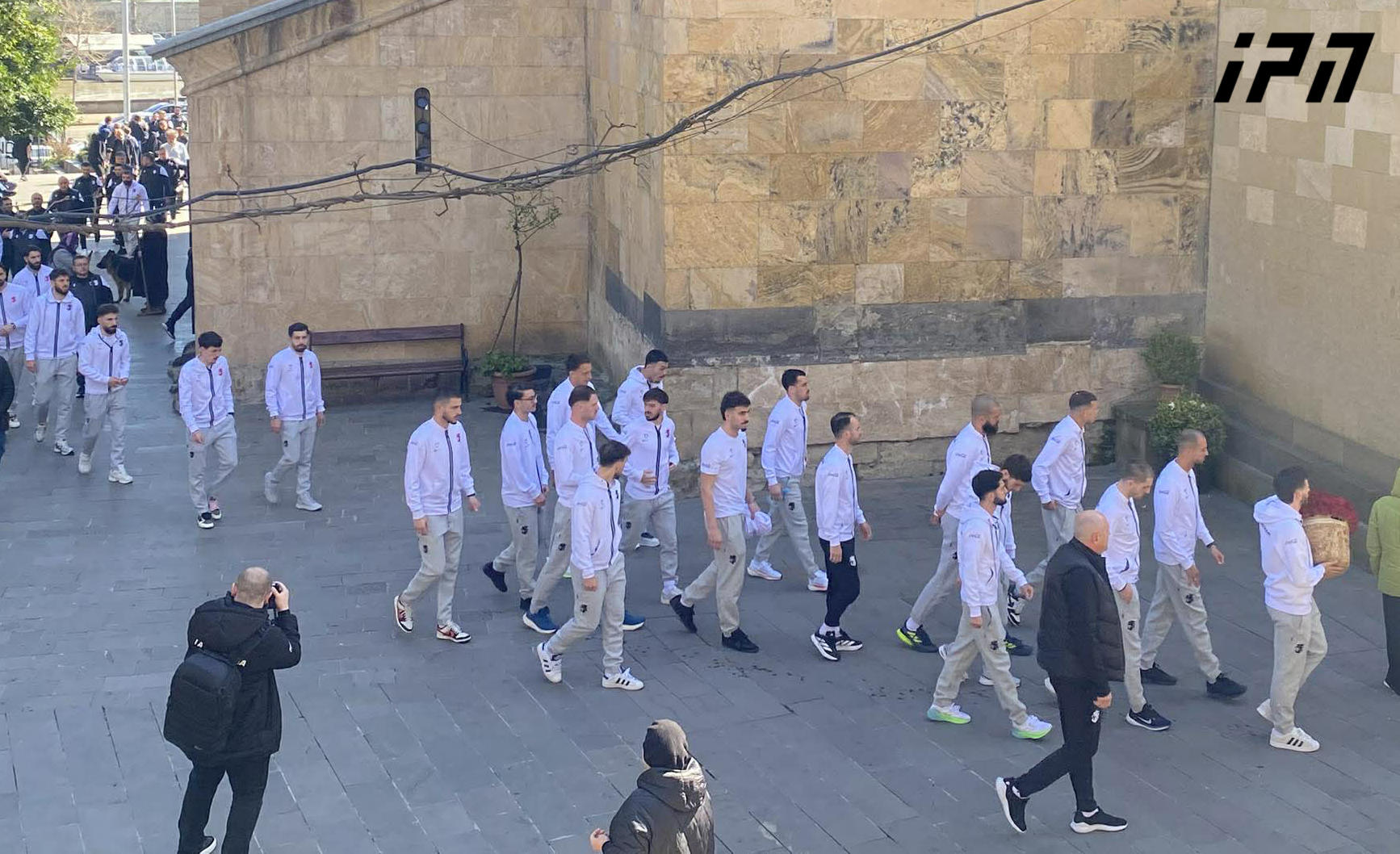 სიონის საპატრიარქო ტაძარში საქართველოს ეროვნული ნაკრების ფეხბურთელები მივიდნენ