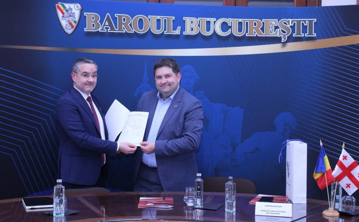 საქართველოსა და რუმინეთის ადვოკატთა ასოციაციებს შორის მემორანდუმი გაფორმდა