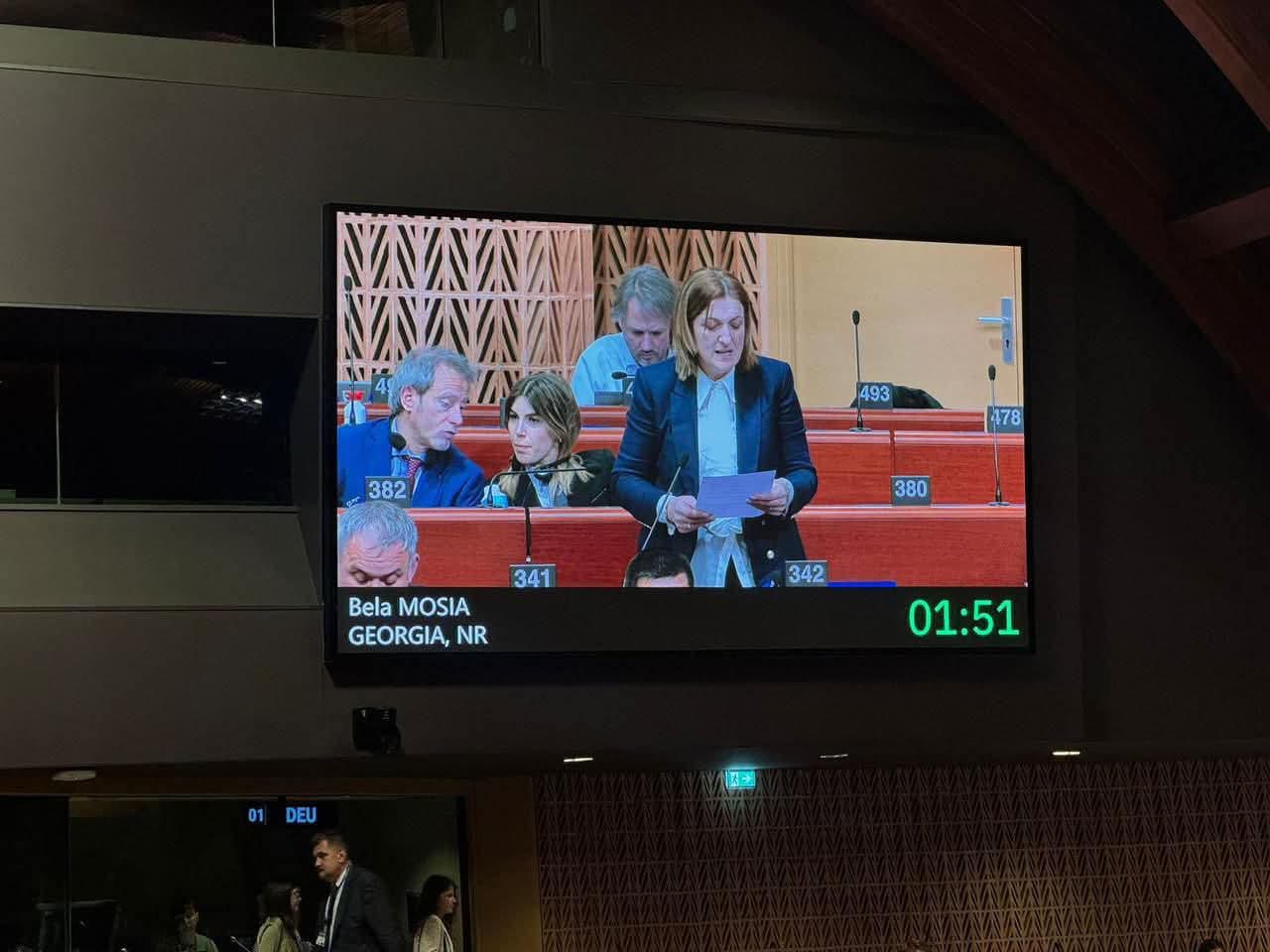 ბელა მოსია ევროპის საბჭოს -  უცვლელი რჩება ქართველი ხალხის ნება ევროპულ ოჯახში ადგილისთვის იბრძოლოს, მოგიწოდებთ: ნუ დატოვებთ ქართველ ხალხს მარტო ამ ბრძოლაში!