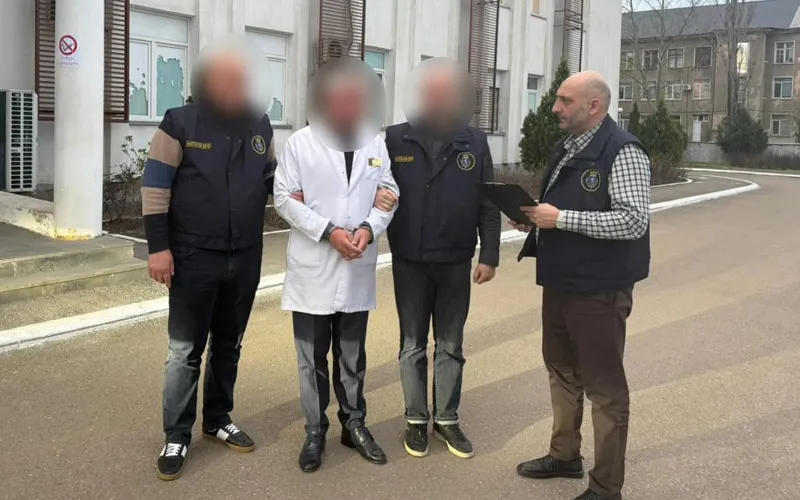The head of a department at the Kutaisi Military Hospital was arrested for issuing a fake medical certificate to help someone evade military service