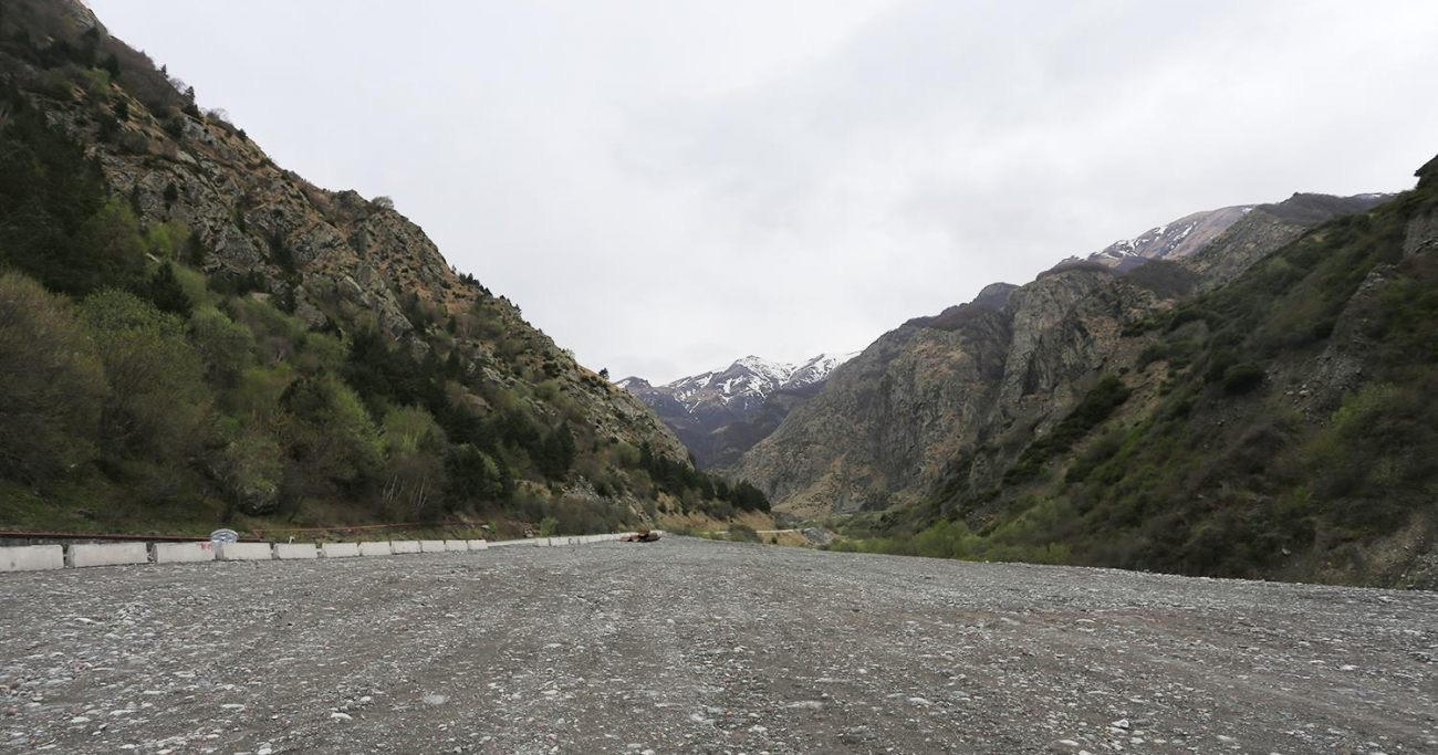 სოფელ ჰერეთისკართან ავტოტრანსპორტის მოძრაობა აღდგა