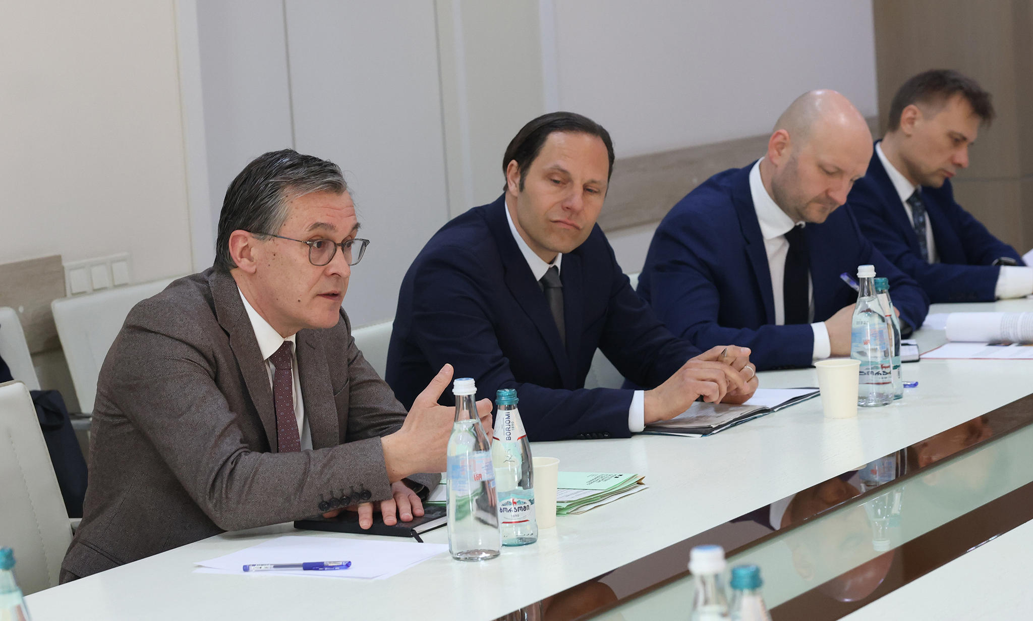 „ვაიმარის სამკუთხედის“ ქვეყნების დელეგაცია არასამთავრობო ორგანიზაციების წარმომადგენლებს და ოპოზიციას ხვდება