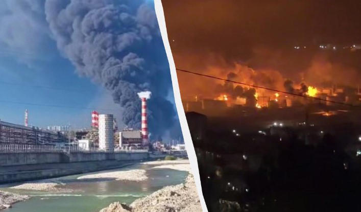 რუსეთის ქალაქ ტუაფსეში პორტსა და ნავთობგადამამუშავებელ ქარხანაზე დრონებით თავდასხმა მოხდა