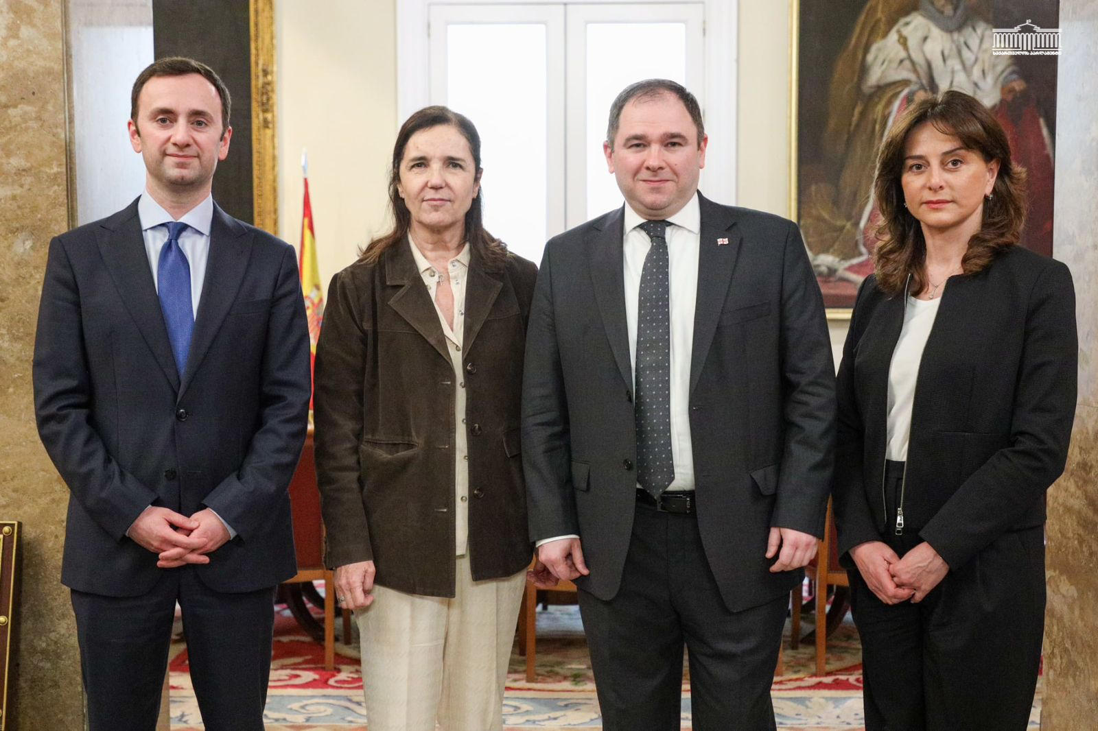 პარლამენტის საგარეო ურთიერთობათა კომიტეტის დელეგაციის წევრები სენატის საგარეო ურთიერთობათა კომიტეტის პრეზიდენტს შეხვდნენ