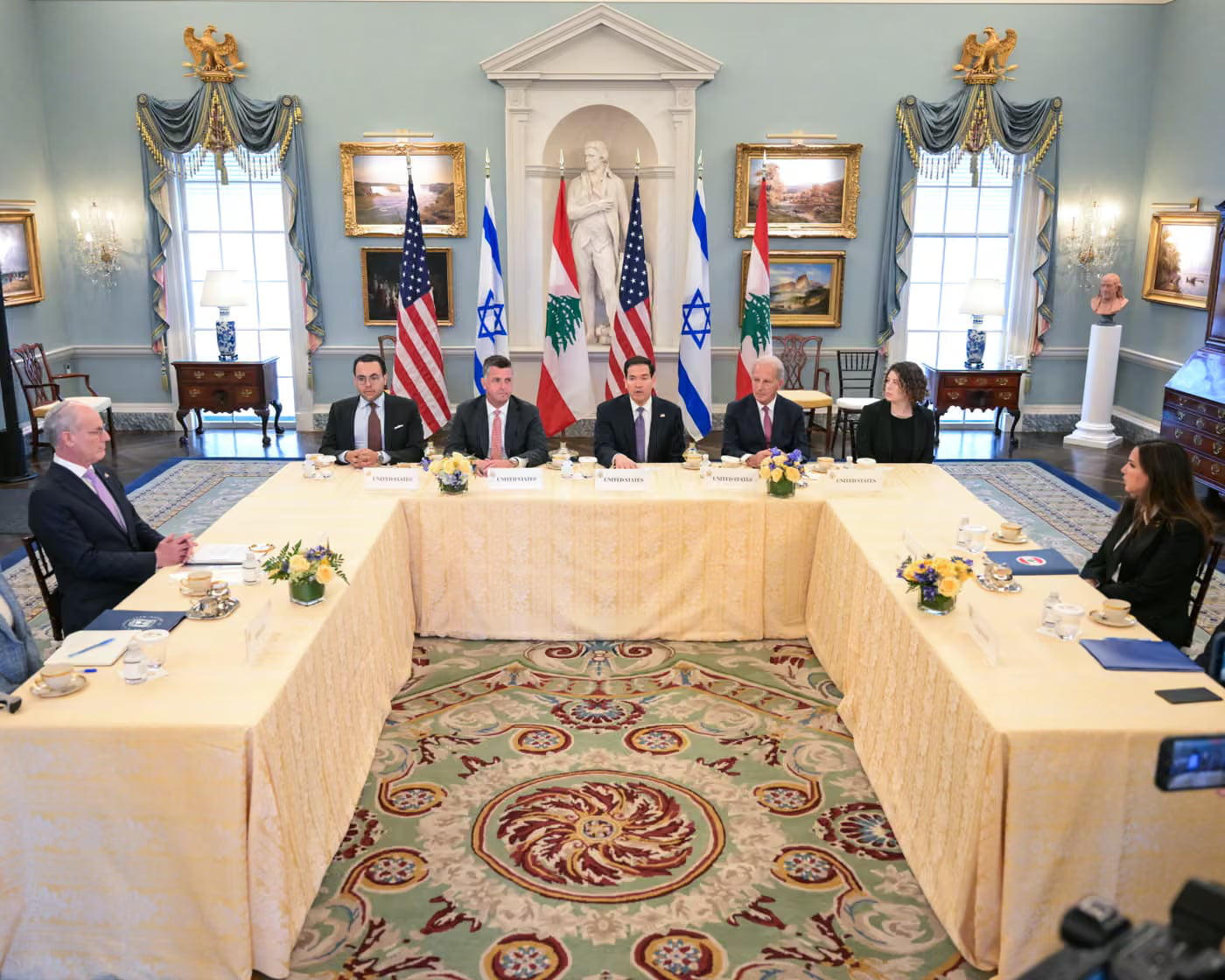 ისრაელი და ლიბანი დღეს ვაშინგტონში მოლაპარაკებებს გამართავენ