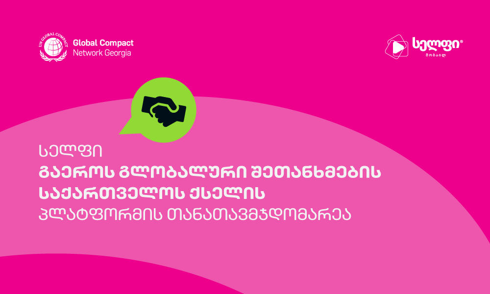 „სელფი“ მობაილი შრომისა და ღირსეული სამუშაოს სამოქმედო პლატფორმის თანათავმჯდომარეა