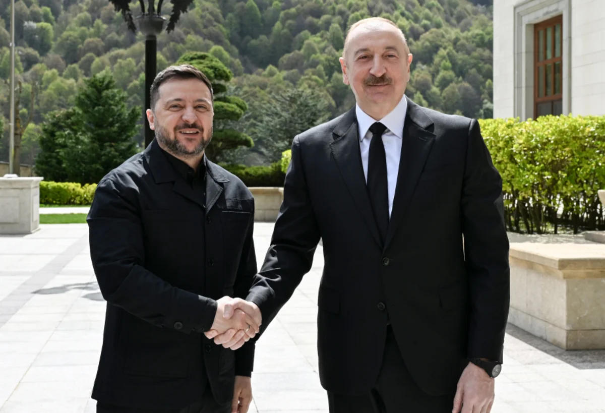 ვოლოდიმირ ზელენსკი აზერბაიჯანში ჩავიდა