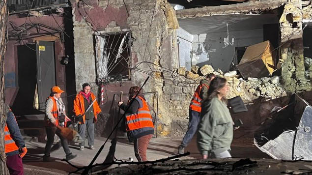 რუსების მიერ ოდესაზე დარტყმის შედეგად 18 ადამიანი დაშავდა