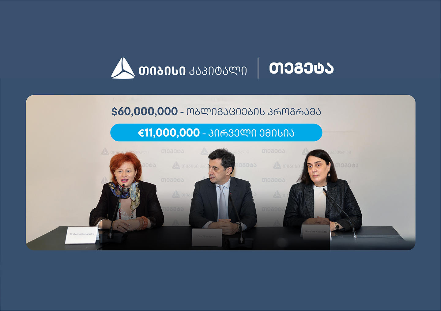 თიბისი კაპიტალის მხარდაჭერით, თეგეტა ჰოლდინგმა 11 მილიონი ევროს ობლიგაციები განათავსა