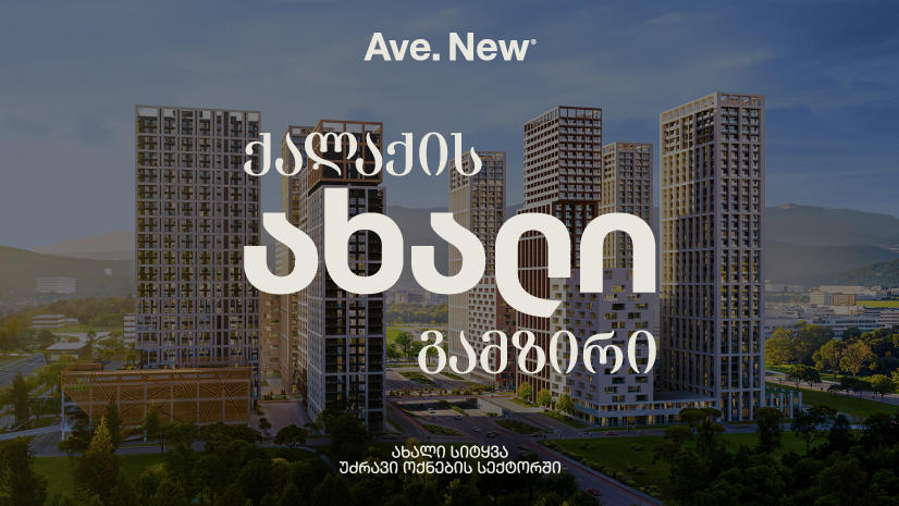 Ave.New - ახალი სიტყვა უძრავი ქონების სექტორში