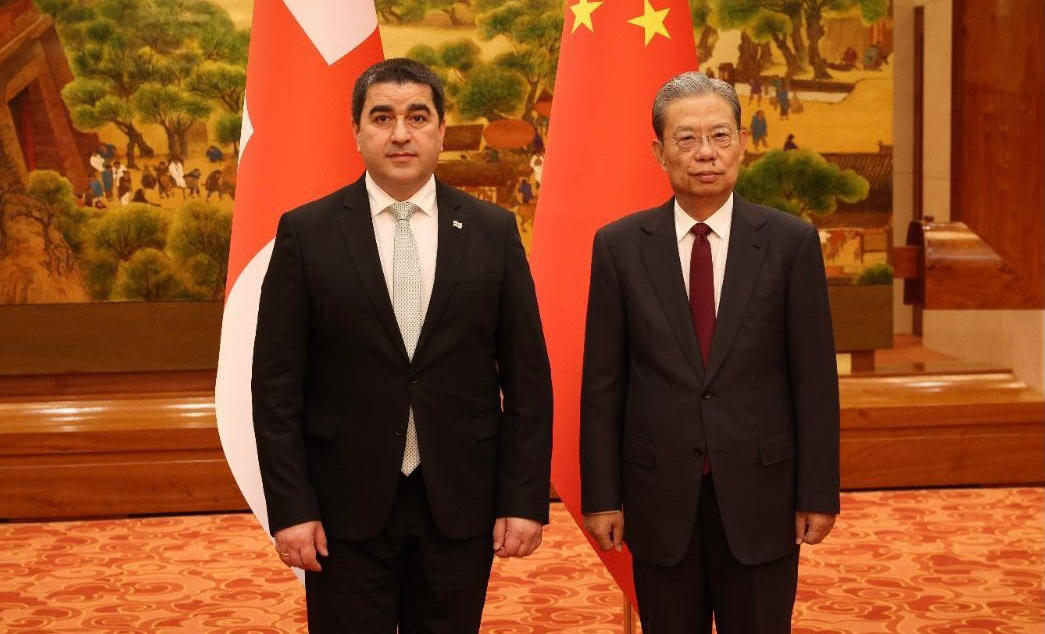 Shalva Papuashvili met with Chairman of Chinese Parliament