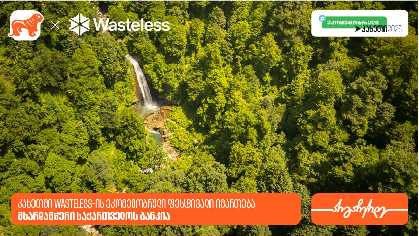 კახეთში Wasteless-ის ეკომეგობრული ფესტივალი იმართება - მხარდამჭერი „საქართველოს ბანკია“