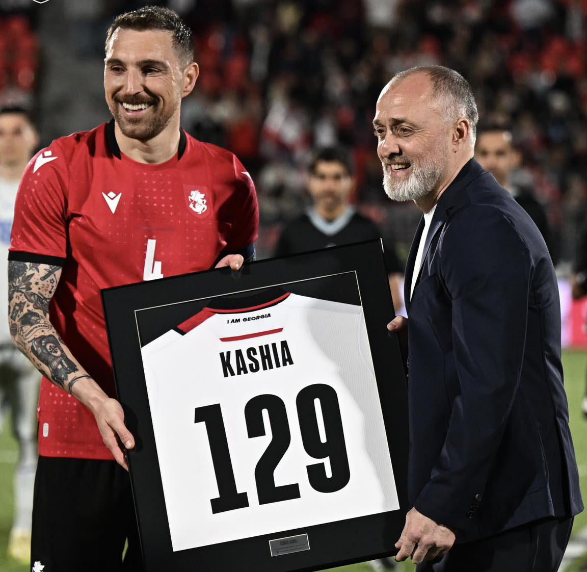 გურამ კაშია საქართველოს ნაკრებში ბოლო მატჩამდე გულშემატკივარს დაემშვიდობა