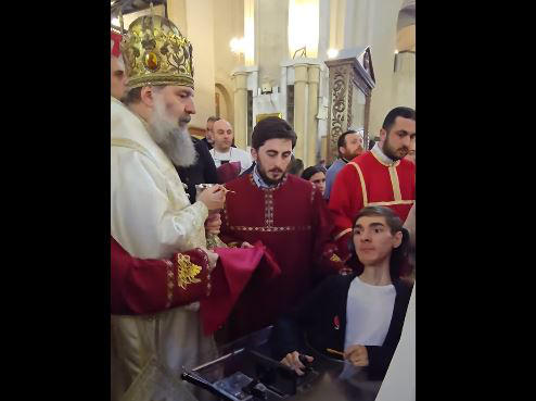 პატრიარქმა შიო III-მ დიუშენის კუნთოვანი დისტროფიის მქონე ბავ