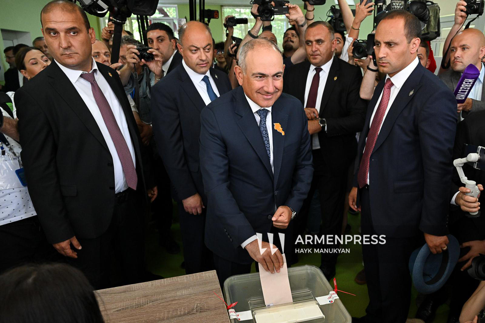 სომხეთის ცენტრალურმა საარჩევნო კომისიამ საპარლამენტო არჩევნე