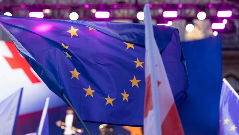 „EU NEIGHBOURS EAST“-ის გამოკითხვით, რესპონდენტთა 71% საქართველოს ევროკავშირში გაწევრიანებას ემხრობა, 79%-ს სჯერა, რომ ევროკავშირის წევრობა მეტ სარგებელს მოიტანს, 51%-ის აზრით კი, ევროკავშირს ფარული ინტერესები აქვს