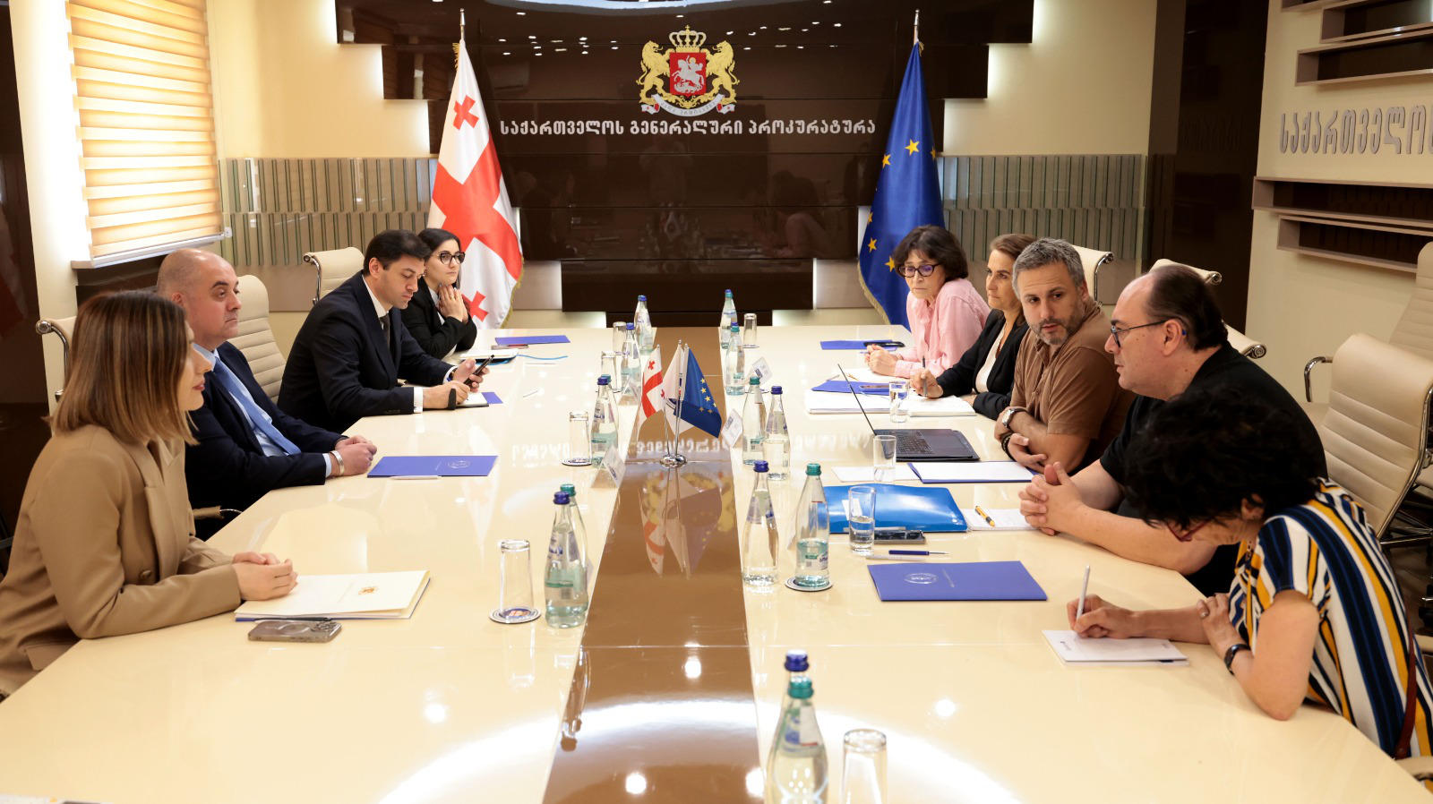 გენერალური პროკურორის მოადგილე ამირან გულუაშვილი ევროპის საბჭოს წამების, არაადამიანური ან ღირსების შემლახველი მოპყრობისა თუ დასჯის პრევენციის ევროპული კომიტეტის დელეგაციას შეხვდა