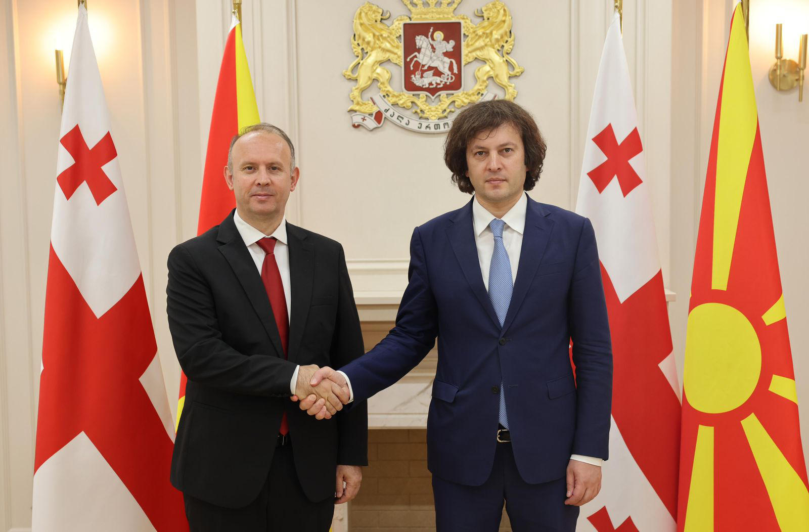 ირაკლი კობახიძე ჩრდილოეთ მაკედონიის რესპუბლიკის ასამბლეის პრეზიდენტს შეხვდა