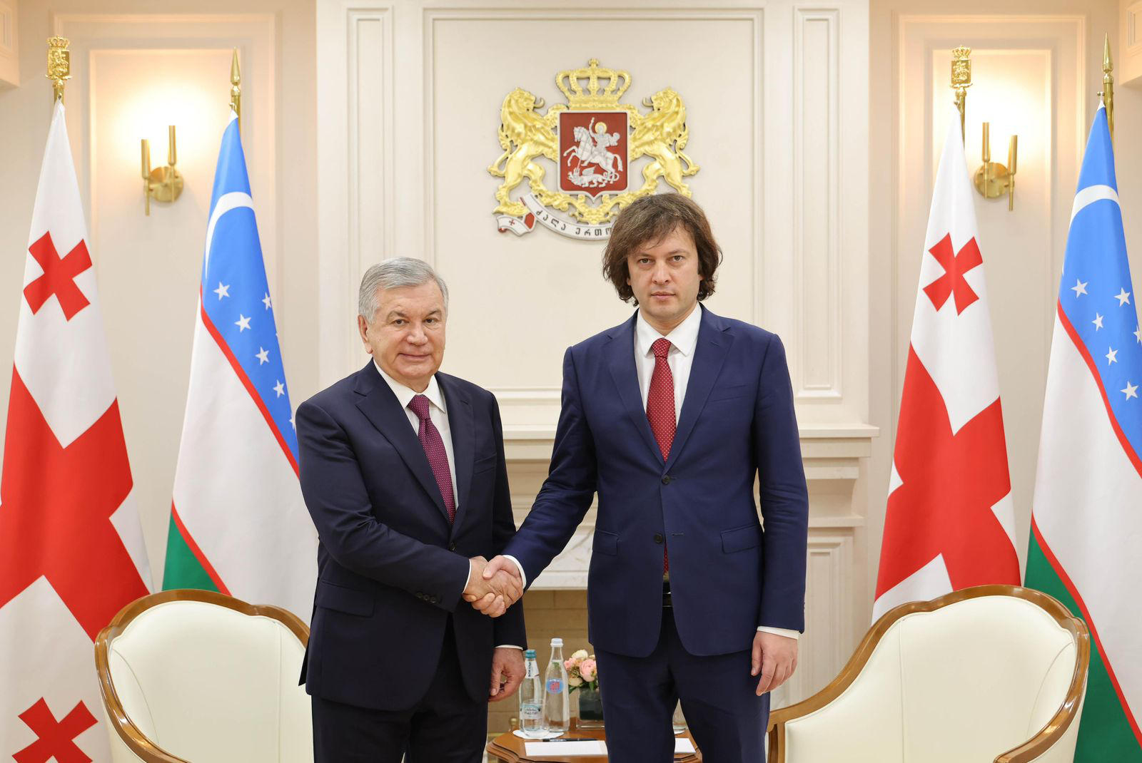ირაკლი კობახიძე უზბეკეთის პრეზიდენტს შეხვდა