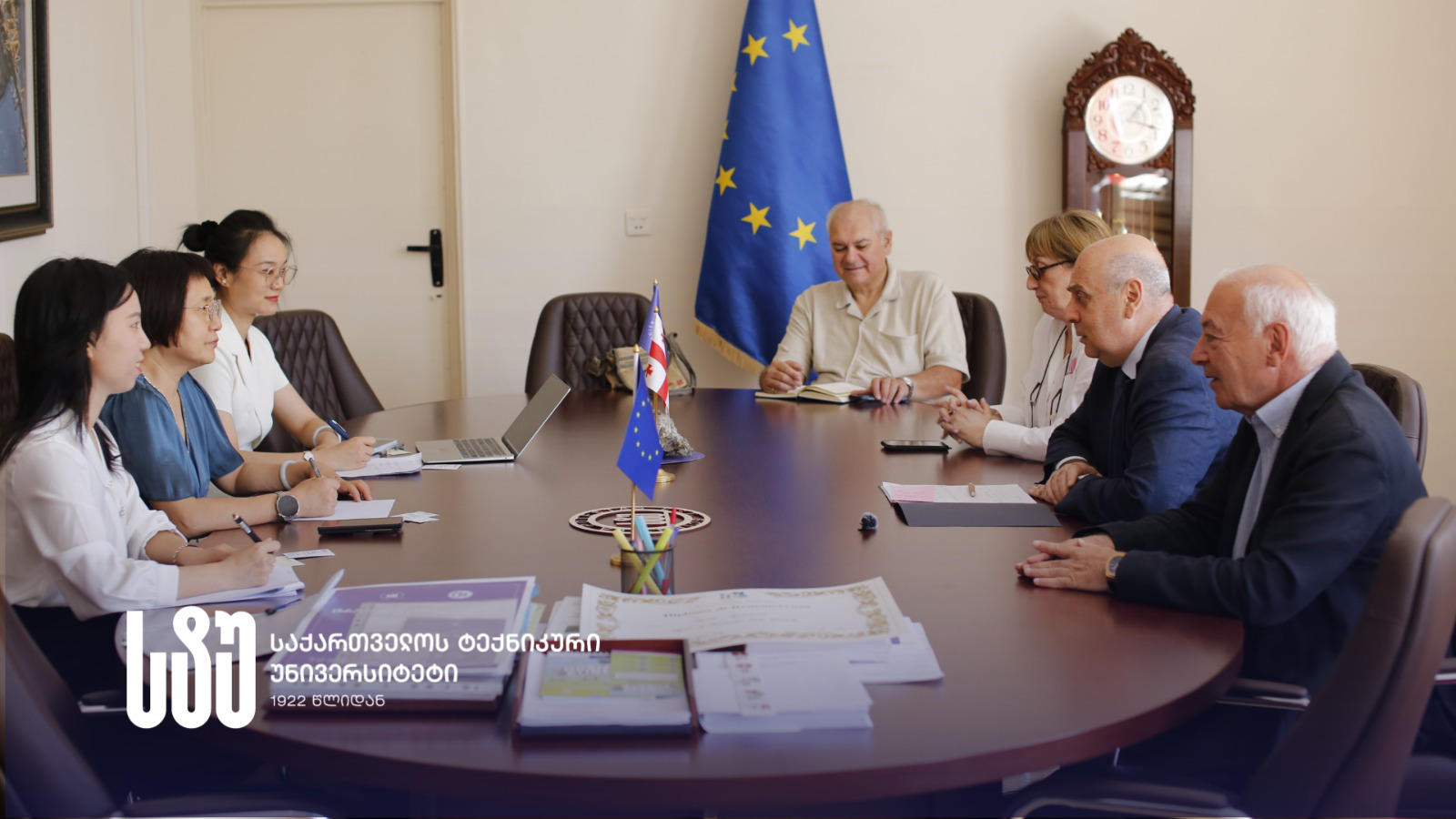 საქართველოს ტექნიკურ უნივერსიტეტში ჩინეთის ჩრდილო-დასავლეთის სასოფლო და სატყეო მეურნეობის უნივერსიტეტის დელეგაციასთან შეხვედრა გაიმართა
