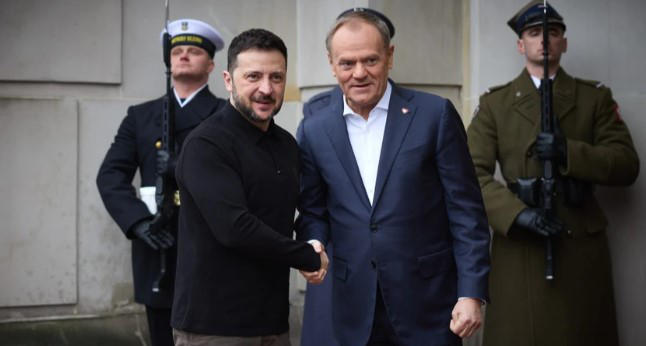 ვოლოდიმირ ზელენსკი დღეს პოლონეთს ეწვევა