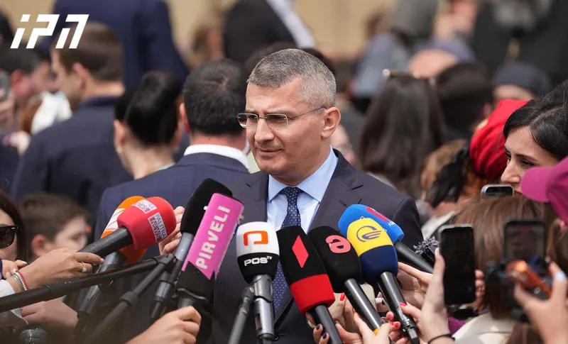 Mamuka Mdinaradze on Irakli Garibashvili: He is a man who is currently in detention, and I think it would not be right to go on the offensive against him; however, when we took such an uncompromising stance against corruption, we were also prepared for the possibility that accusations of this kind would be made