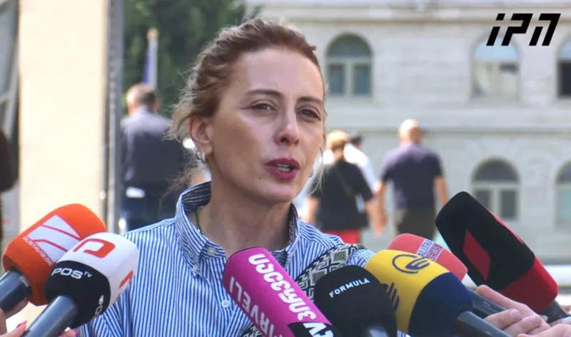 Khatia Dekanoidze after questioning: This process had no legal value whatsoever; it was absurd and unbelievably comical; My question was whether they intend to question Kobakhidze and Mdinaradze, to which they had no answer