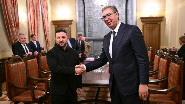 ვოლოდიმირ ზელენსკი - ძალიან დაინტერესებული ვართ, რომ სერბეთი უფრო ახლოს იყოს ევროკავშირთან, ვიდრე რუსეთთან  ეს სერბი ხალხის არჩევანია, მაგრამ პარტნიორები უნდა ვიყოთ, რათა ვაჩვენოთ კეთილმეზობლური ურთიერთობები
