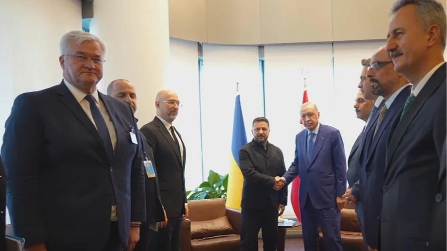ვოლოდიმირ ზელენსკიმ და რეჯეფ თაიფ ერდოღანმა შავი ზღვის უსაფრთხოების საკითხები განიხილეს