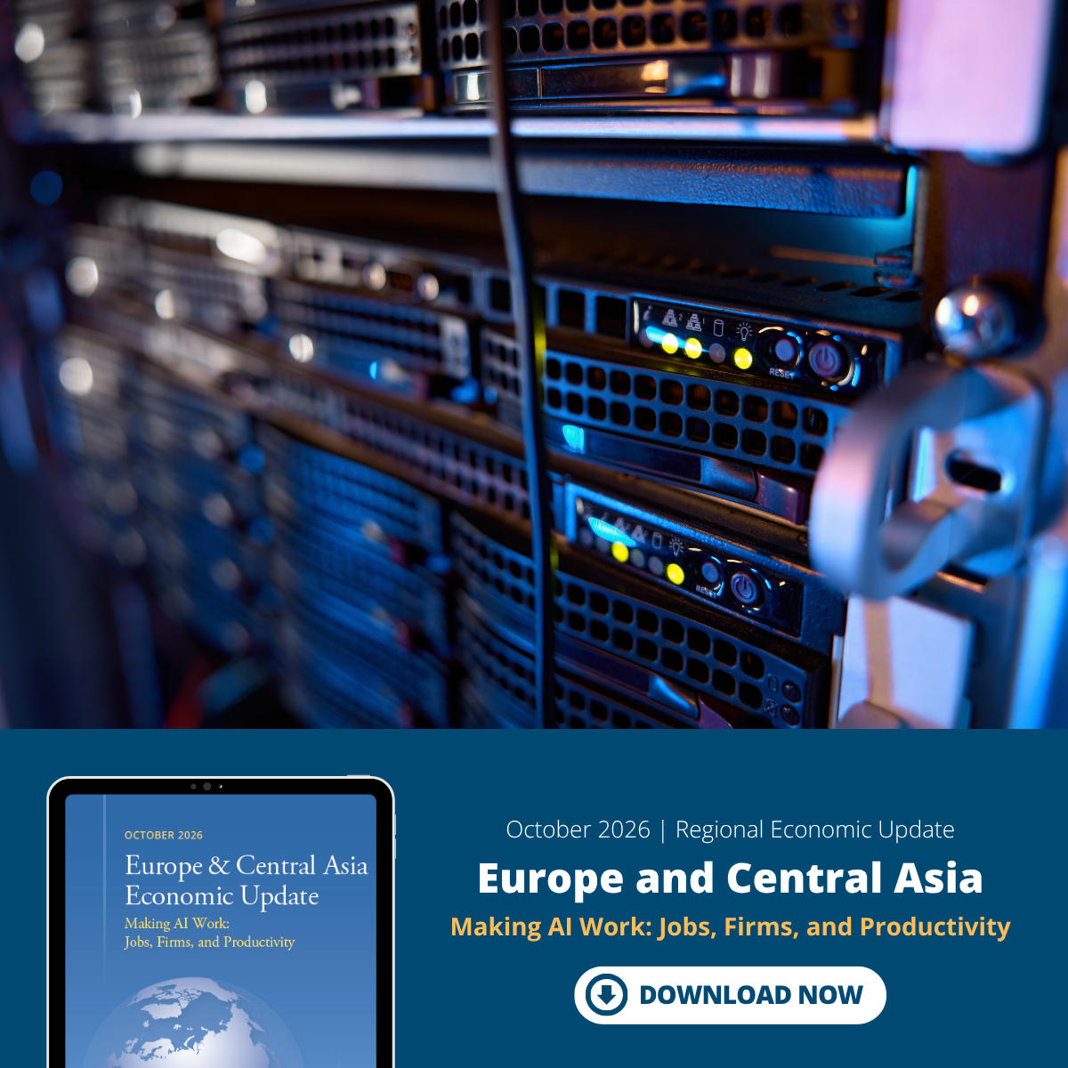 მსოფლიო ბანკმა ეკონომიკური მიმოხილვა - „ევროპა და ცენტრალური აზია: შენელებული ეკონომიკური ზრდა გლობალური გამოწვევებით“ გამოაქვეყნა