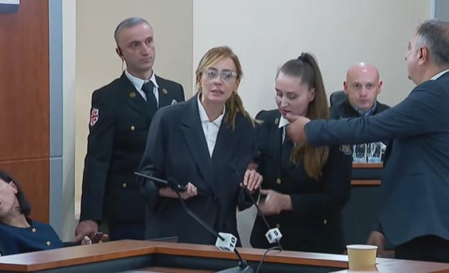 ხატია დეკანოიძე საკონსტიტუციო სასამართლოს სხდომათა დარბაზიდან გააძევეს