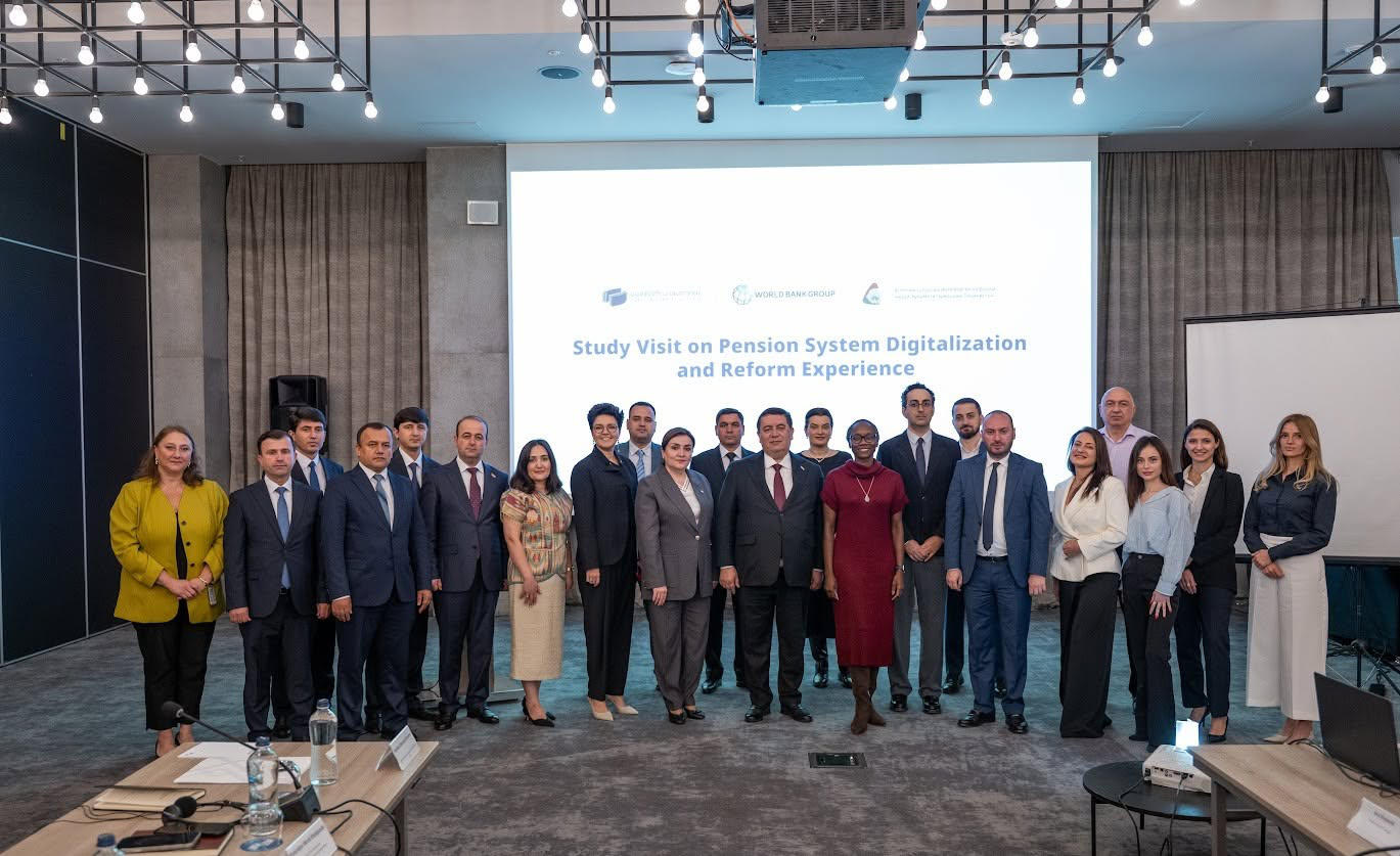 A Tajik Delegation Visits the Pension Fund of Georgia to Exchange Experience in Pension Reform
